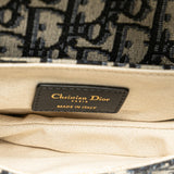 Dior Mini Oblique Canvas Saddle Bag