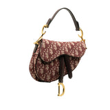Dior Mini Oblique Canvas Saddle Bag