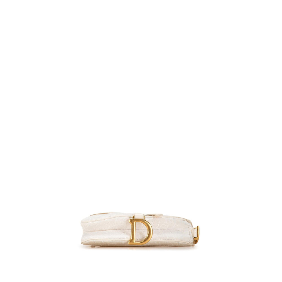 Dior Mini Oblique Canvas Saddle Bag