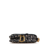 Dior Mini Oblique Canvas Saddle Bag