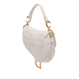 Dior Mini Oblique Canvas Saddle Bag