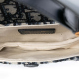 Dior Mini Oblique Canvas Saddle Bag