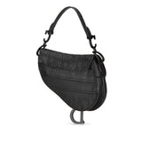 Dior Mini Oblique Embossed Calfskin Saddle Bag