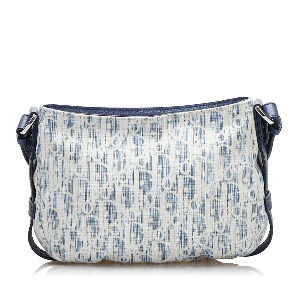 Dior Mini Oblique Kasuri Soft Saddle Satchel (SHG-LmVwdX)