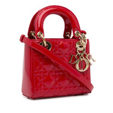 Dior Mini Patent Cannage Lady Dior (SHG-mq5mlX)