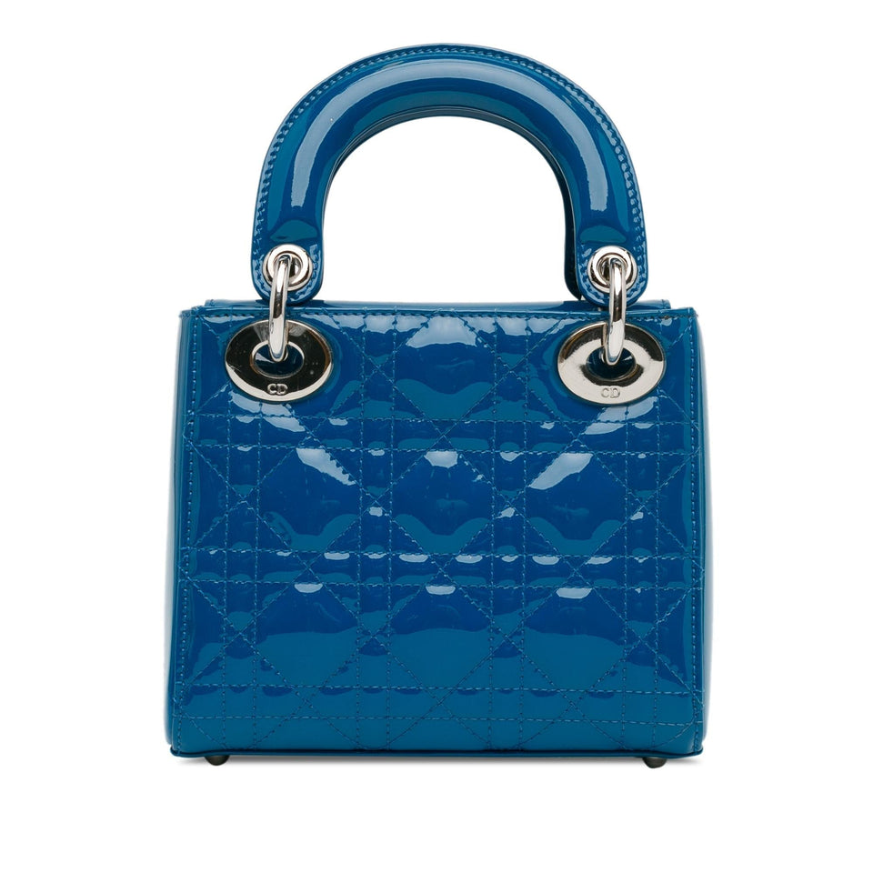 Dior Mini Patent Cannage Lady Dior (SHG-zYgJeg)