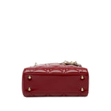 Dior Mini Patent Cannage Lady Dior (SHG-SdQinm)