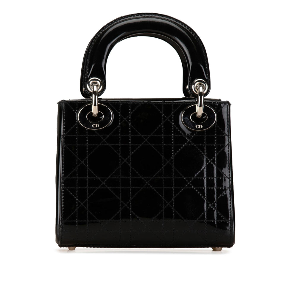Dior Mini Patent Cannage Lady Dior (SHG-Sgdj8c)