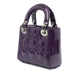 Dior Mini Patent Cannage Lady Dior