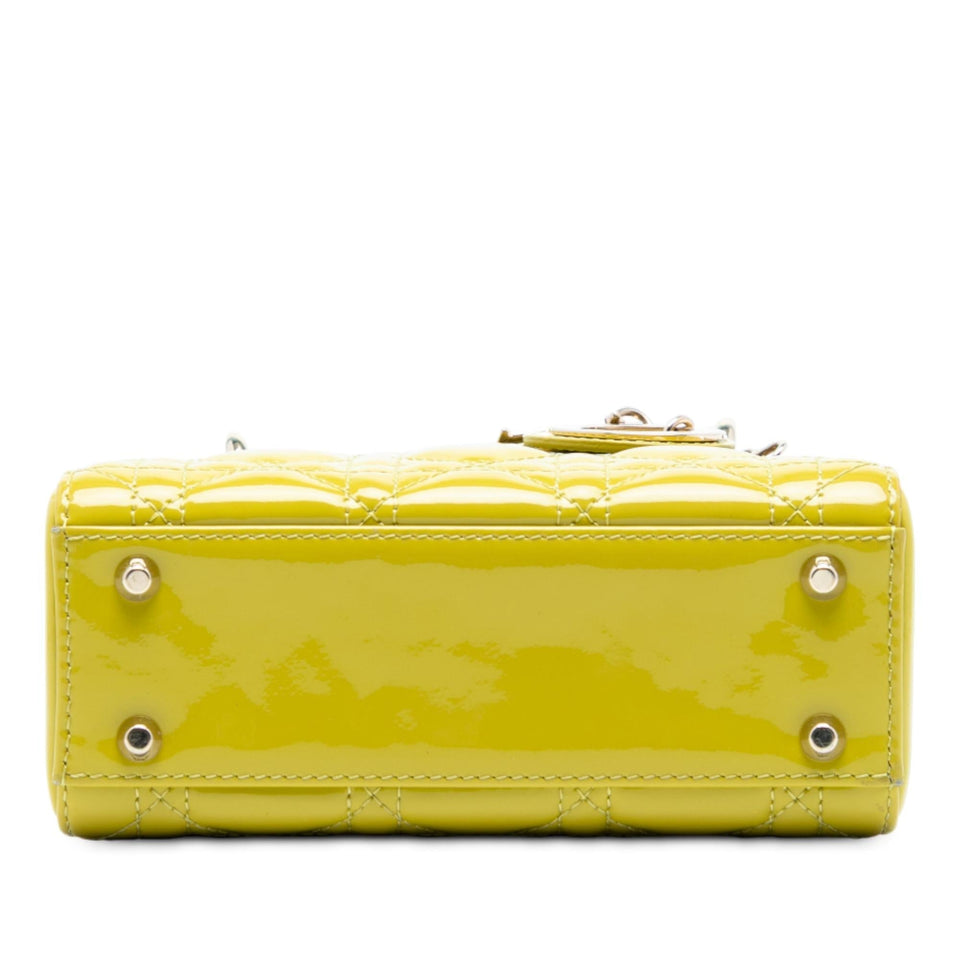 Dior Mini Patent Cannage Lady Dior