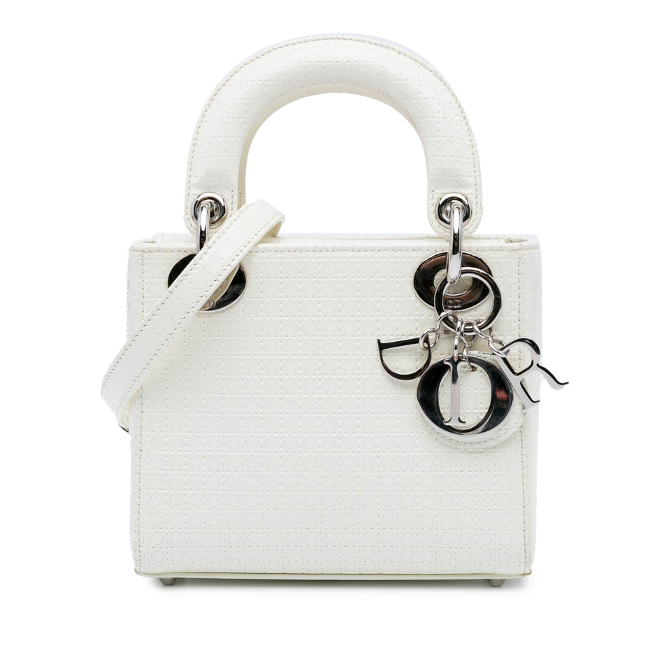 Dior Mini Patent Microcannage Lady Dior