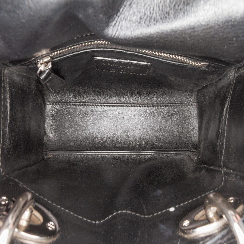 Dior Mini Patent Sequined Lady Dior