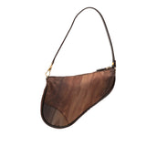 Dior Mini Printed Nylon Saddle Pochette
