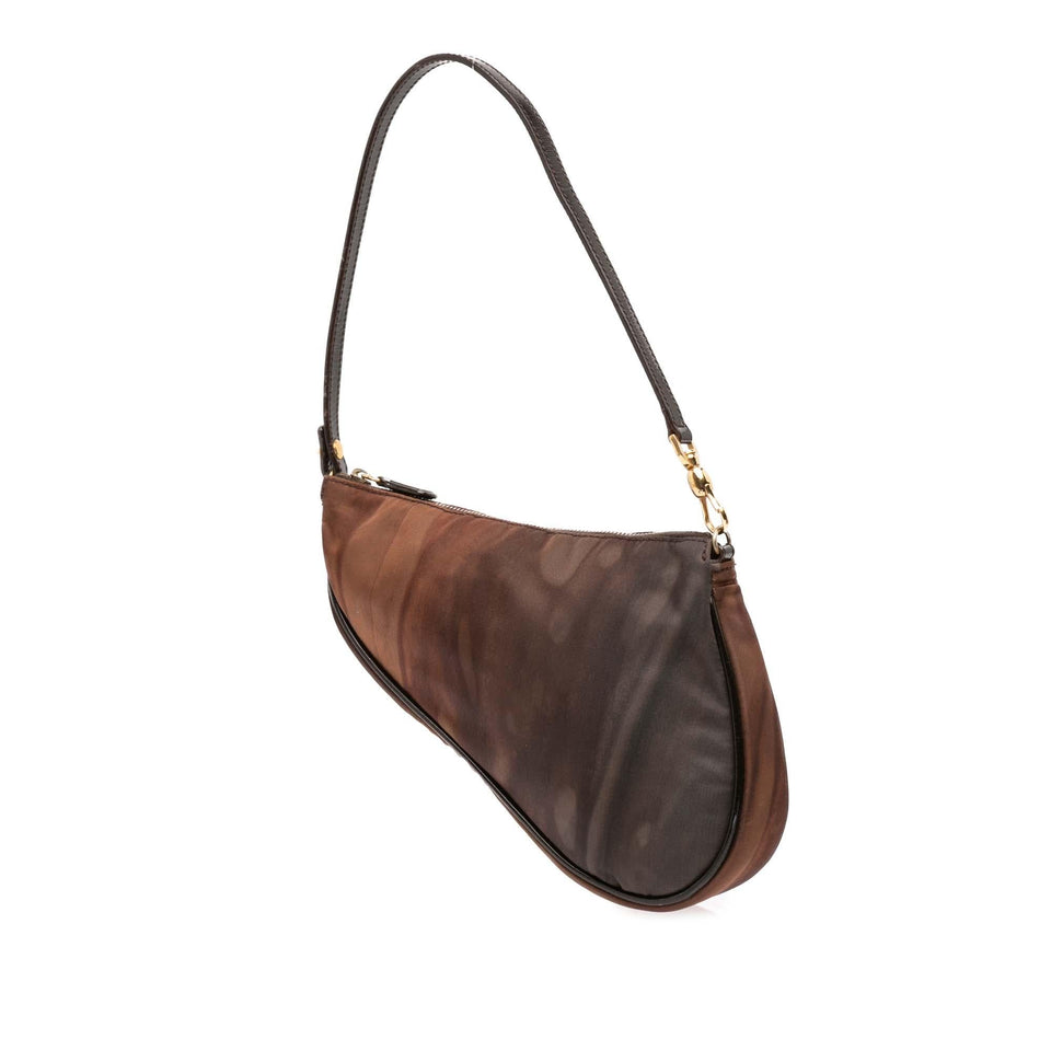 Dior Mini Printed Nylon Saddle Pochette