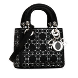 Dior Mini Satin Cannage Crystal Embellished Lady Dior (SHG-W5Fy2M)