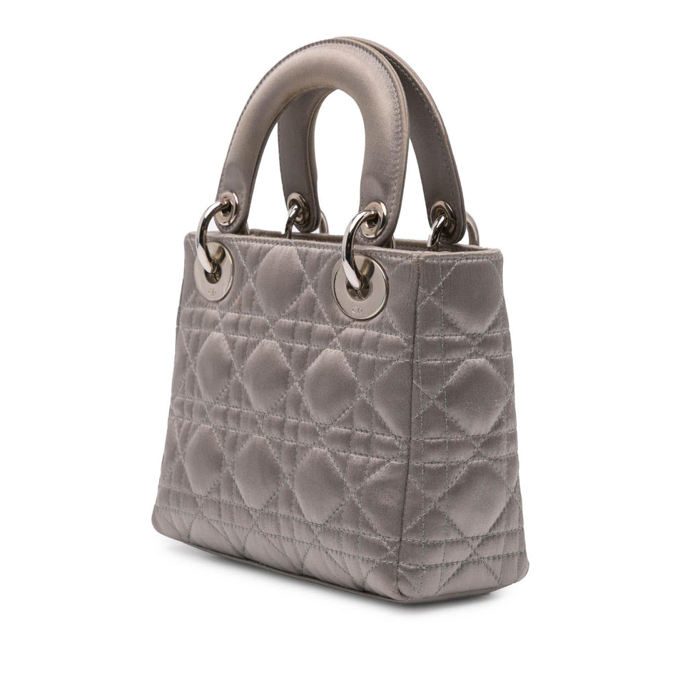 Dior Mini Satin Cannage Lady Dior