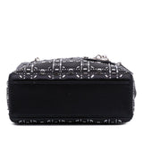 Dior Mini Satin Cannage Strass Crystal Embellished Lady Dior
