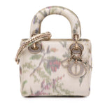 Dior Mini Satin Floral Crystal Lady Dior