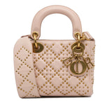 Dior Mini Studded Lambskin Cannage Supple Lady Dior (SHG-Xo4aTr)