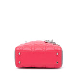 Dior Mini Tricolor Lambskin Cannage Lady Dior
