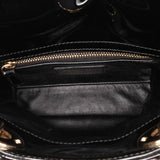 Dior Mini Tweed Rose Embroidered Lady Dior