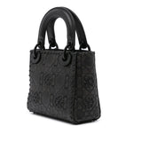 Dior Mini Ultra Matte Calfskin Cannage Studded Flower Lady Dior