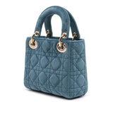 Dior Mini Velvet Cannage Lady Dior