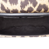 Dior Mizza Medium Embroidered Canvas Leopard Bobby Crossbody