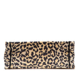 Dior Mizza Medium Embroidered Canvas Leopard Book Tote