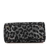 Dior Mizza Medium Embroidered Canvas Leopard Lady D Lite