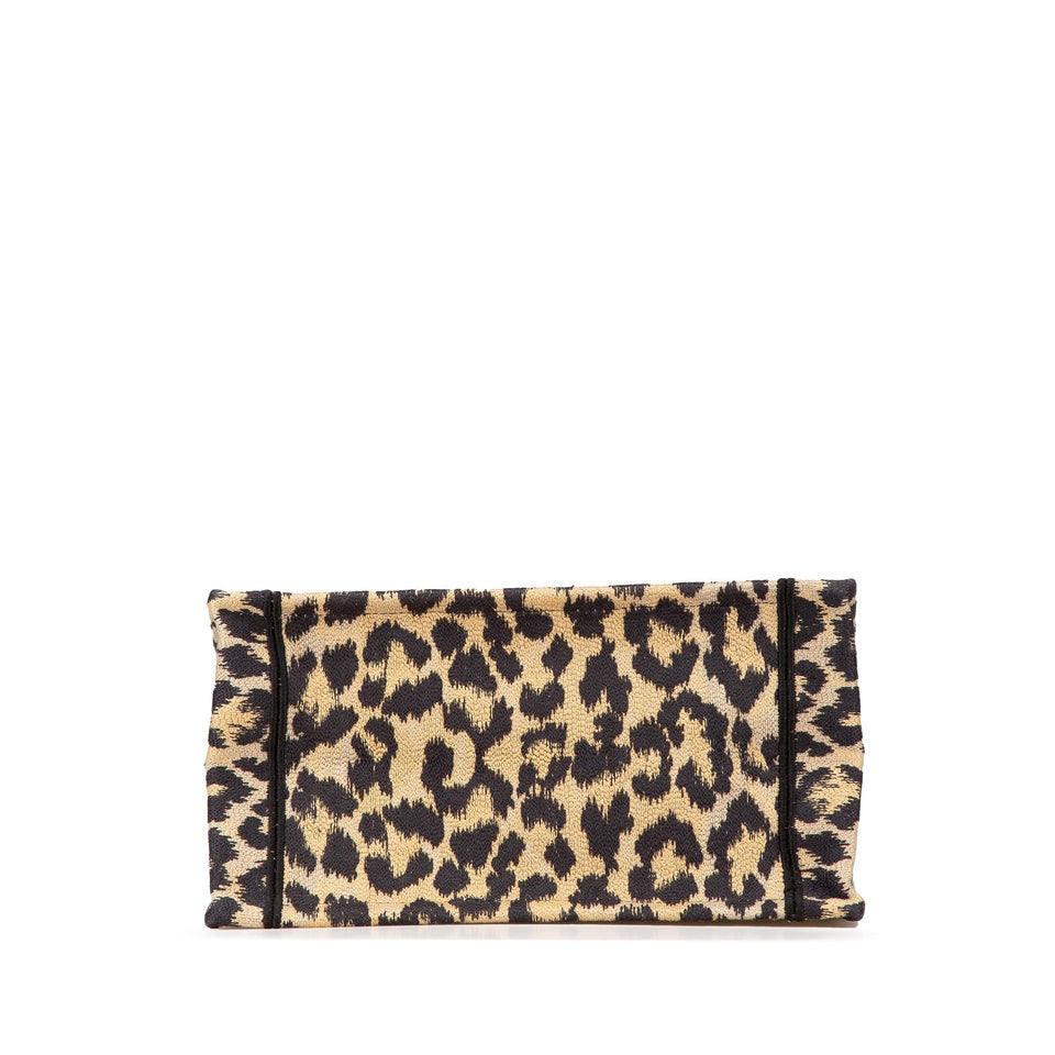 Dior Mizza Small Embroidered Canvas Leopard Book Tote