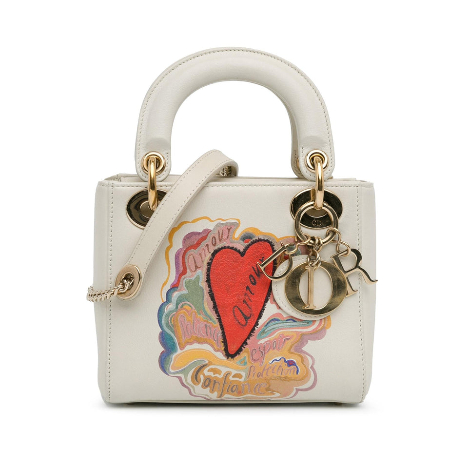 Dior Niki De Saint Phalle Mini Calfskin Dioramour Lady Dior