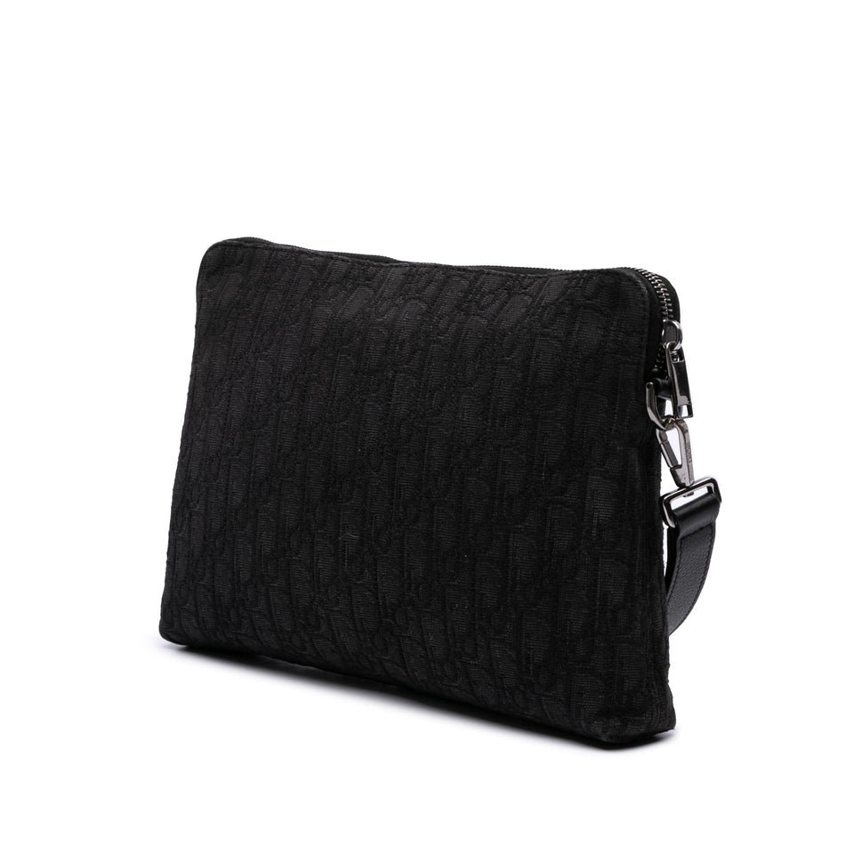 Dior Oblique Canvas A4 Zipped Pouch