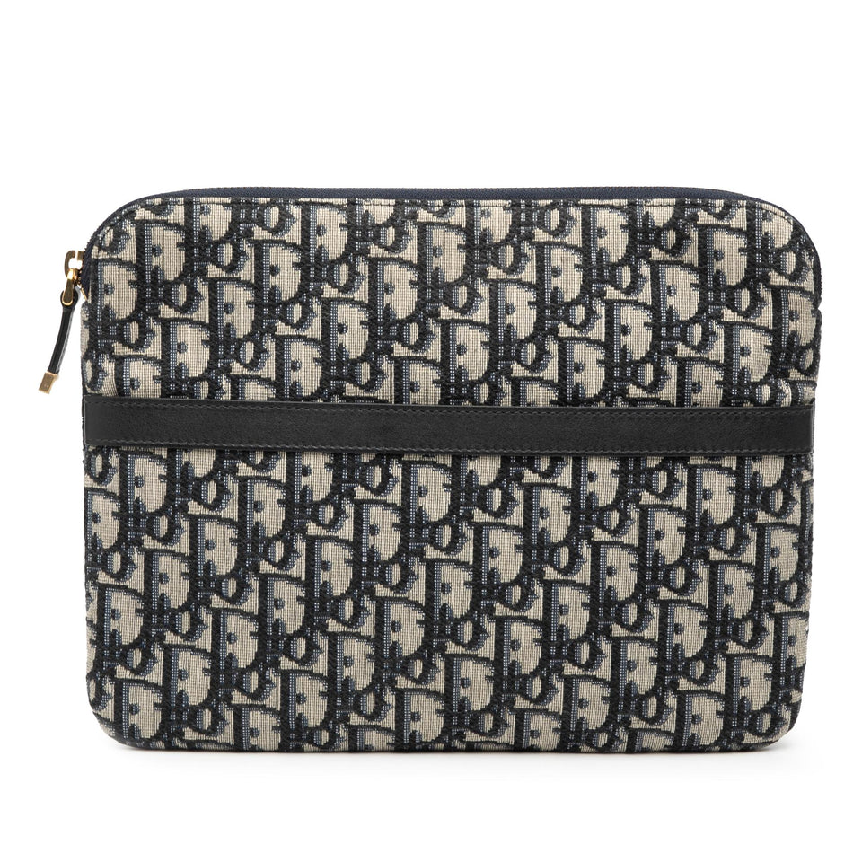 Dior Oblique Canvas Clutch