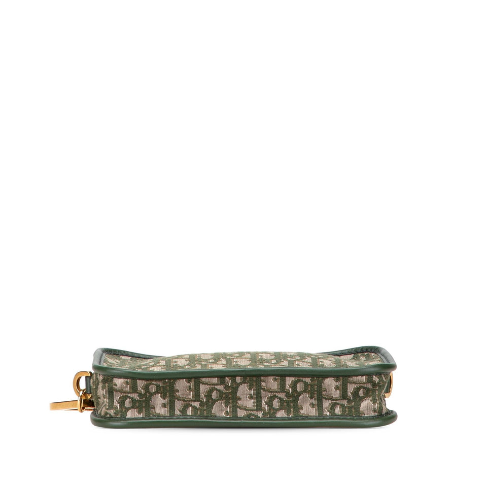 Dior Oblique Canvas Diorquake Clutch