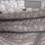 Dior Oblique Canvas Embroidered Saddle Bag