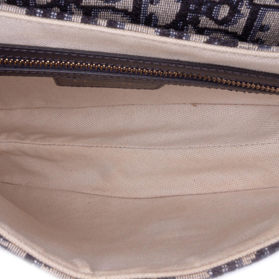 Dior Oblique Canvas Saddle Bag