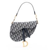 Dior Oblique Canvas Saddle Bag