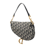 Dior Oblique Canvas Saddle Bag