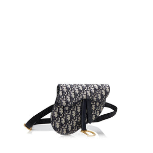 Dior Oblique Canvas Saddle Belt Bag