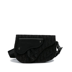 Dior Oblique Canvas Saddle Messenger Bag