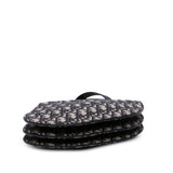 Dior Oblique Canvas Saddle Triple Zip Crossbody