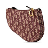 Dior Oblique Canvas Saddle Triple Zip Crossbody