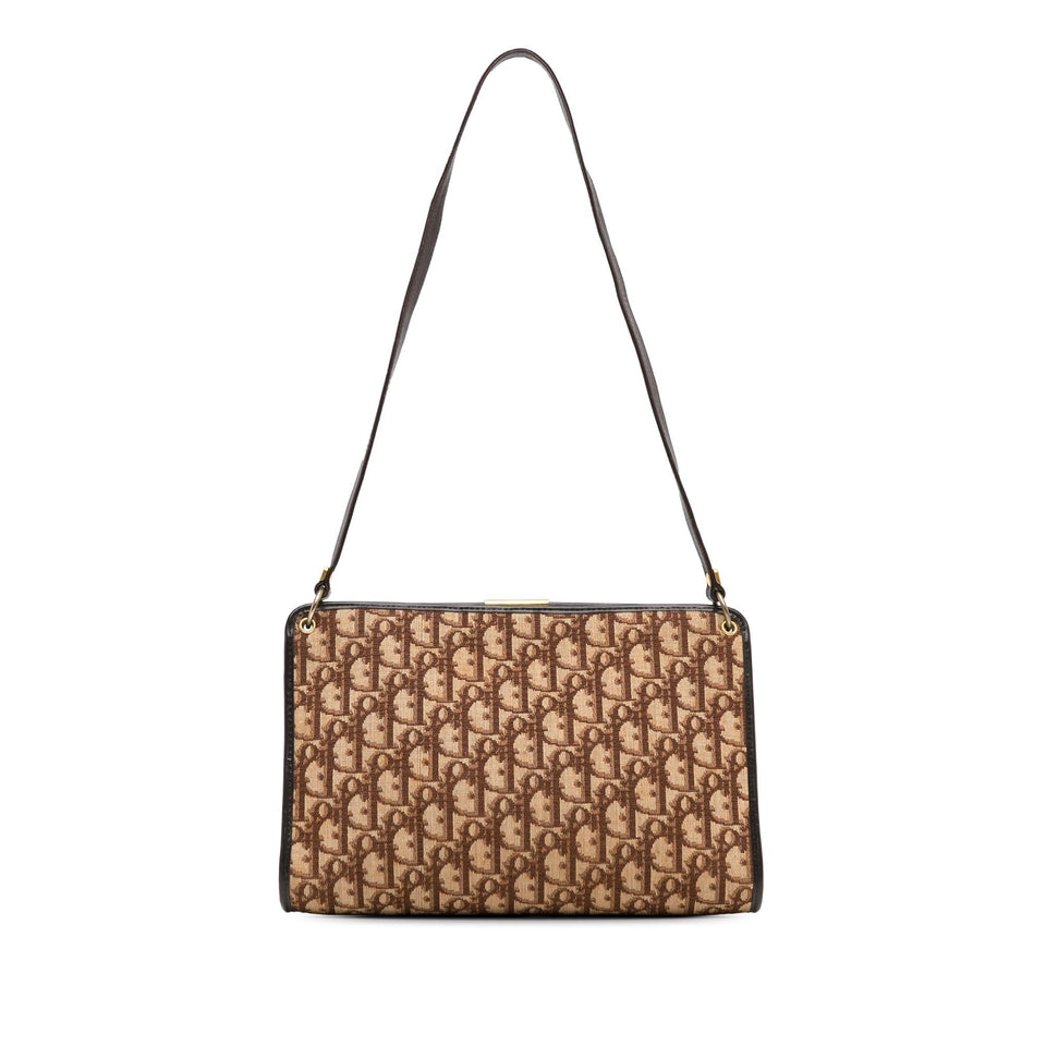 Dior Oblique Canvas Shoulder Bag (SHG-0lIRMJ)