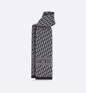 Dior OBLIQUE CASHMERE WOOL BLEND SCARF
