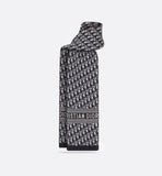 Dior OBLIQUE CASHMERE WOOL BLEND SCARF