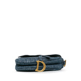 Dior Oblique Denim Saddle Bag (SHG-2rS5TK)