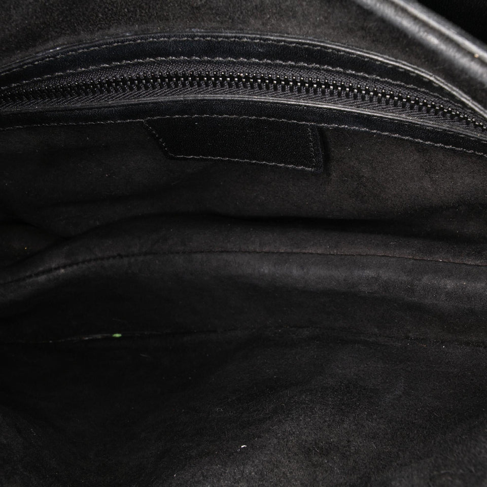 Dior Oblique Embossed Calfskin Saddle Bag