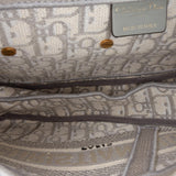 Dior Oblique Embroidered Canvas Saddle Bag