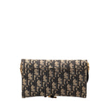 Dior Oblique Saddle Wallet On Chain (SHG-R0QMx8)